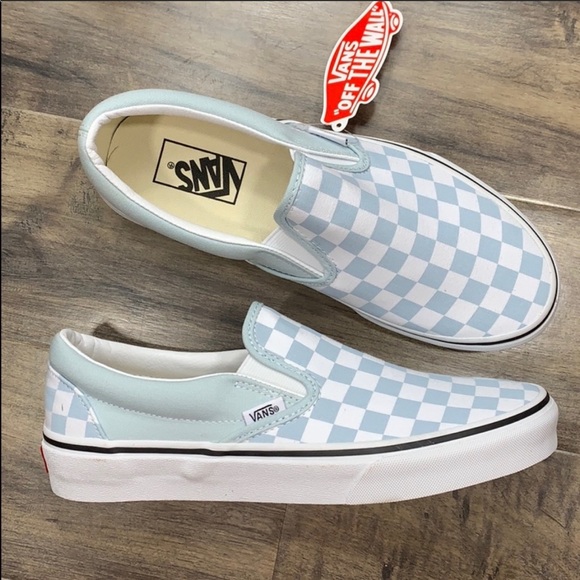 • VANS CLASSIC SLIP-ON Checkerboard Baby Blue WMNS - Picture 15 of 16